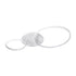 GloboStar® NEMESIS 61106 Φωτιστικό Οροφής Δαχτυλίδι-Κύκλος LED CCT 67W 7573lm 360° AC 220-240V - Εναλλαγή Φωτισμού μέσω Τηλεχειριστηρίου All In One Ψυχρό 6000k+Φυσικό 4500k+Θερμό 2700k Dimmable Φ25+45cm+BackLight - Λευκό - 3 Years Warranty - ledmania.gr
