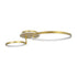 GLOBOSTAR® NEMESIS 61107 Μοντέρνο Φωτιστικό Οροφής LED 67W 7573lm 360° AC 220-240V IP20 Ρυθμιζόμενο Λευκό CCT με Χειριστήριο από 2700K έως 6000K Dimmable - Lumileds SMD Chip - Χρυσό Βούρτσας - Μ84 x Π45 x Υ13cm - 3 Χρόνια Εγγύηση