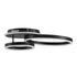 GLOBOSTAR® VENOM 61120 Μοντέρνο Φωτιστικό Οροφής LED 67W 8107lm 360° AC 220-240V IP20 Ρυθμιζόμενο Λευκό CCT με Χειριστήριο από 2700K έως 6000K Dimmable - Lumileds SMD Chip - Μαύρο Ματ - Μ60 x Π40 x Υ12.5cm - 3 Χρόνια Εγγύηση