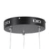 GLOBOSTAR® DIAMOND TRIO 61144 Μοντέρνο Κρεμαστό Φωτιστικό Οροφής LED 120W 14723lm 360° AC 220-240V IP20 Ρυθμιζόμενο Λευκό CCT με Χειριστήριο από 2700K έως 6000K Dimmable - Lumileds SMD Chip - Μαυρό Ματ - Μ150 x Π150 x Υ60cm - 3 Χρόνια Εγγύηση - ledmania.gr