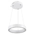 GloboStar® NEMESIS 61153 Κρεμαστό Φωτιστικό Δαχτυλίδι-Κύκλος LED CCT 20W 2356lm 360° AC 220-240V - Εναλλαγή Φωτισμού μέσω Τηλεχειριστηρίου All In One Ψυχρό 6000k+Φυσικό 4500k+Θερμό 2700k Dimmable Φ25cm - Λευκό - 3 Years Warranty - ledmania.gr