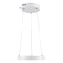 GloboStar® NEMESIS 61153 Κρεμαστό Φωτιστικό Δαχτυλίδι-Κύκλος LED CCT 20W 2356lm 360° AC 220-240V - Εναλλαγή Φωτισμού μέσω Τηλεχειριστηρίου All In One Ψυχρό 6000k+Φυσικό 4500k+Θερμό 2700k Dimmable Φ25cm - Λευκό - 3 Years Warranty - ledmania.gr