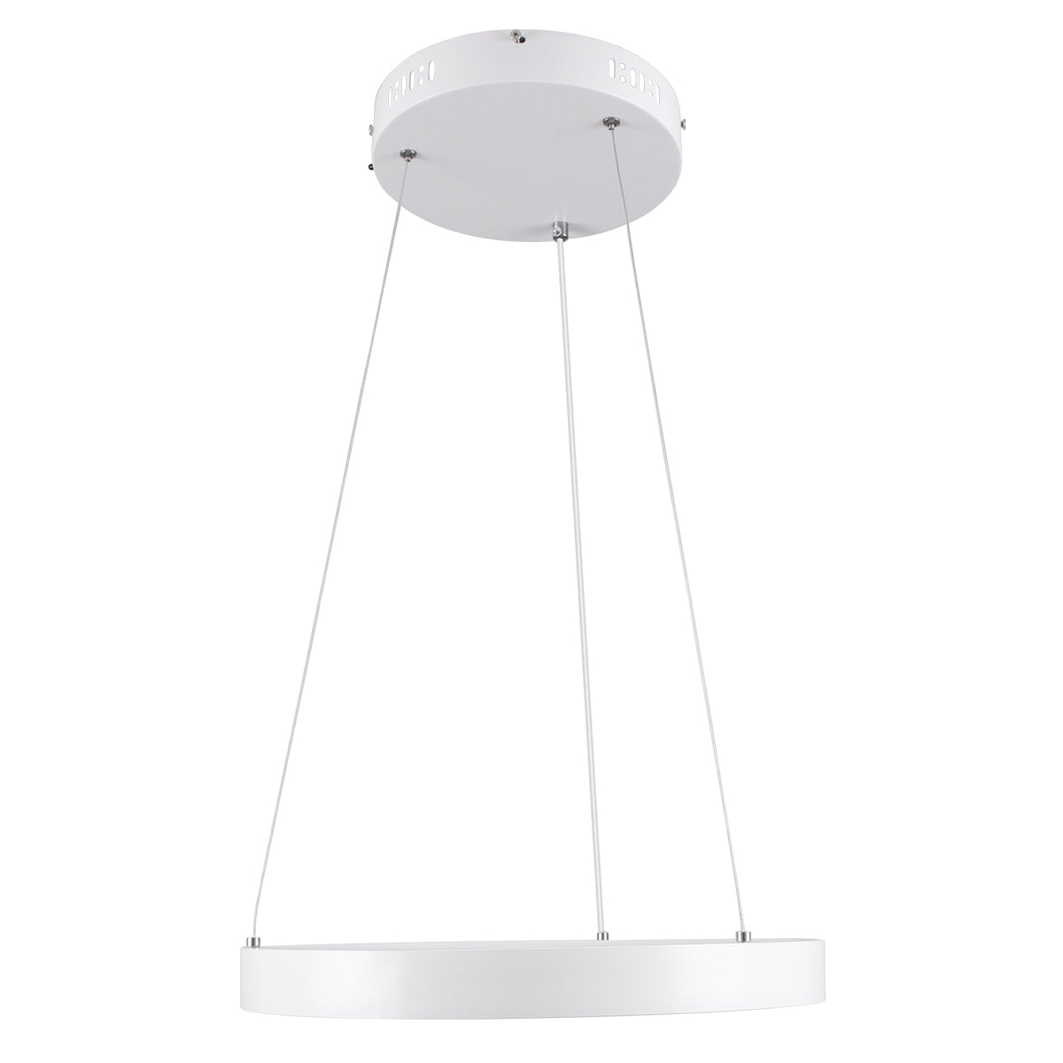 GLOBOSTAR® NEMESIS 61156 Μοντέρνο Κρεμαστό Φωτιστικό Οροφής LED 30W 3513lm 360° AC 220-240V IP20 Ρυθμιζόμενο Λευκό CCT με Χειριστήριο από 2700K έως 6000K Dimmable - Lumileds SMD Chip - Λευκό Ματ - Μ40 x Π40 x Υ4cm - 3 Χρόνια Εγγύηση - ledmania.gr
