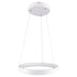 GLOBOSTAR® NEMESIS 61156 Μοντέρνο Κρεμαστό Φωτιστικό Οροφής LED 30W 3513lm 360° AC 220-240V IP20 Ρυθμιζόμενο Λευκό CCT με Χειριστήριο από 2700K έως 6000K Dimmable - Lumileds SMD Chip - Λευκό Ματ - Μ40 x Π40 x Υ4cm - 3 Χρόνια Εγγύηση - ledmania.gr