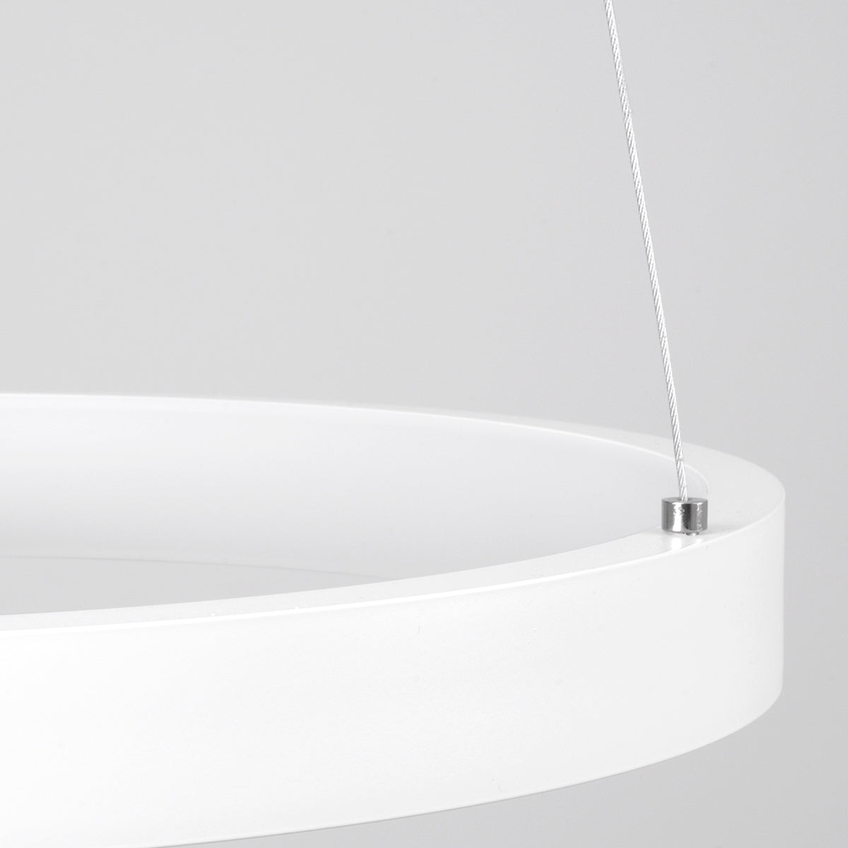 GLOBOSTAR® NEMESIS 61156 Μοντέρνο Κρεμαστό Φωτιστικό Οροφής LED 30W 3513lm 360° AC 220-240V IP20 Ρυθμιζόμενο Λευκό CCT με Χειριστήριο από 2700K έως 6000K Dimmable - Lumileds SMD Chip - Λευκό Ματ - Μ40 x Π40 x Υ4cm - 3 Χρόνια Εγγύηση - ledmania.gr