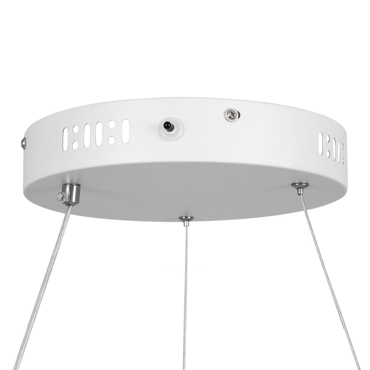 GLOBOSTAR® NEMESIS 61156 Μοντέρνο Κρεμαστό Φωτιστικό Οροφής LED 30W 3513lm 360° AC 220-240V IP20 Ρυθμιζόμενο Λευκό CCT με Χειριστήριο από 2700K έως 6000K Dimmable - Lumileds SMD Chip - Λευκό Ματ - Μ40 x Π40 x Υ4cm - 3 Χρόνια Εγγύηση - ledmania.gr