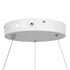 GLOBOSTAR® NEMESIS 61156 Μοντέρνο Κρεμαστό Φωτιστικό Οροφής LED 30W 3513lm 360° AC 220-240V IP20 Ρυθμιζόμενο Λευκό CCT με Χειριστήριο από 2700K έως 6000K Dimmable - Lumileds SMD Chip - Λευκό Ματ - Μ40 x Π40 x Υ4cm - 3 Χρόνια Εγγύηση - ledmania.gr