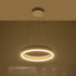 GLOBOSTAR® VENOM 61174 Μοντέρνο Κρεμαστό Φωτιστικό Οροφής LED 30W 3513lm 120° AC 220-240V IP20 Ρυθμιζόμενο Λευκό CCT με Χειριστήριο από 2700K έως 6000K Dimmable - Lumileds SMD Chip - Λευκό Ματ - Μ40 x Π40 x Υ6.5cm - 3 Χρόνια Εγγύηση - ledmania.gr