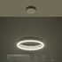 GLOBOSTAR® VENOM 61174 Μοντέρνο Κρεμαστό Φωτιστικό Οροφής LED 30W 3513lm 120° AC 220-240V IP20 Ρυθμιζόμενο Λευκό CCT με Χειριστήριο από 2700K έως 6000K Dimmable - Lumileds SMD Chip - Λευκό Ματ - Μ40 x Π40 x Υ6.5cm - 3 Χρόνια Εγγύηση - ledmania.gr