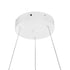 GLOBOSTAR® VENOM 61174 Μοντέρνο Κρεμαστό Φωτιστικό Οροφής LED 30W 3513lm 120° AC 220-240V IP20 Ρυθμιζόμενο Λευκό CCT με Χειριστήριο από 2700K έως 6000K Dimmable - Lumileds SMD Chip - Λευκό Ματ - Μ40 x Π40 x Υ6.5cm - 3 Χρόνια Εγγύηση - ledmania.gr