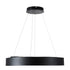 GloboStar® RA 61194 Κρεμαστό Φωτιστικό Δαχτυλίδι-Κύκλος LED CCT 67W 7370lm 120° AC 220-240V - Εναλλαγή Φωτισμού μέσω Τηλεχειριστηρίου All In One Ψυχρό 6000k+Φυσικό 4500k+Θερμό 2700k Dimmable Φ60cm - Μαύρο - 3 Years Warranty - ledmania.gr