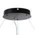 GloboStar® RA 61194 Κρεμαστό Φωτιστικό Δαχτυλίδι-Κύκλος LED CCT 67W 7370lm 120° AC 220-240V - Εναλλαγή Φωτισμού μέσω Τηλεχειριστηρίου All In One Ψυχρό 6000k+Φυσικό 4500k+Θερμό 2700k Dimmable Φ60cm - Μαύρο - 3 Years Warranty - ledmania.gr