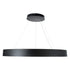 GloboStar® RA 61196 Κρεμαστό Φωτιστικό Δαχτυλίδι-Κύκλος LED CCT 75W 8250lm 120° AC 220-240V - Εναλλαγή Φωτισμού μέσω Τηλεχειριστηρίου All In One Ψυχρό 6000k+Φυσικό 4500k+Θερμό 2700k Dimmable Φ80cm - Μαύρο - 3 Years Warranty - ledmania.gr