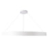 GloboStar® RA 61199 Κρεμαστό Φωτιστικό Δαχτυλίδι-Κύκλος LED CCT 100W 11020lm 120° AC 220-240V - Εναλλαγή Φωτισμού μέσω Τηλεχειριστηρίου All In One Ψυχρό 6000k+Φυσικό 4500k+Θερμό 2700k Dimmable Φ120cm - Λευκό - 3 Years Warranty - ledmania.gr