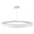 GloboStar® RA 61199 Κρεμαστό Φωτιστικό Δαχτυλίδι-Κύκλος LED CCT 100W 11020lm 120° AC 220-240V - Εναλλαγή Φωτισμού μέσω Τηλεχειριστηρίου All In One Ψυχρό 6000k+Φυσικό 4500k+Θερμό 2700k Dimmable Φ120cm - Λευκό - 3 Years Warranty - ledmania.gr