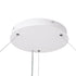 GloboStar® RA 61199 Κρεμαστό Φωτιστικό Δαχτυλίδι-Κύκλος LED CCT 100W 11020lm 120° AC 220-240V - Εναλλαγή Φωτισμού μέσω Τηλεχειριστηρίου All In One Ψυχρό 6000k+Φυσικό 4500k+Θερμό 2700k Dimmable Φ120cm - Λευκό - 3 Years Warranty - ledmania.gr