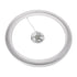 GloboStar® RA 61199 Κρεμαστό Φωτιστικό Δαχτυλίδι-Κύκλος LED CCT 100W 11020lm 120° AC 220-240V - Εναλλαγή Φωτισμού μέσω Τηλεχειριστηρίου All In One Ψυχρό 6000k+Φυσικό 4500k+Θερμό 2700k Dimmable Φ120cm - Λευκό - 3 Years Warranty - ledmania.gr