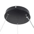 GLOBOSTAR® BURTON 61200 Μοντέρνο Κρεμαστό Φωτιστικό Οροφής LED 67W 7370lm 120° AC 220-240V IP20 Ρυθμιζόμενο Λευκό CCT με Χειριστήριο από 2700K έως 6000K Dimmable - Lumileds SMD Chip - Μαύρο Ματ - Μ40 x Π40 x Υ8cm - 3 Χρόνια Εγγύηση