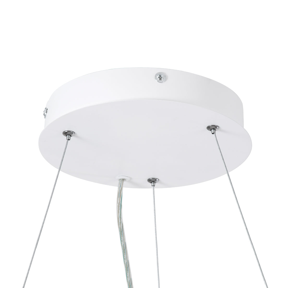 GLOBOSTAR® BURTON 61201-S Μοντέρνο Φωτιστικό Οροφής LED 67W 7370lm 120° AC 220-240V IP20 Ρυθμιζόμενο Λευκό CCT με Χειριστήριο από 2700K έως 6000K Dimmable - Lumileds SMD Chip - Λευκό Ματ - Μ40 x Π40 x Υ8cm - 3 Χρόνια Εγγύηση