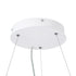 GLOBOSTAR® BURTON 61201-S Μοντέρνο Φωτιστικό Οροφής LED 67W 7370lm 120° AC 220-240V IP20 Ρυθμιζόμενο Λευκό CCT με Χειριστήριο από 2700K έως 6000K Dimmable - Lumileds SMD Chip - Λευκό Ματ - Μ40 x Π40 x Υ8cm - 3 Χρόνια Εγγύηση