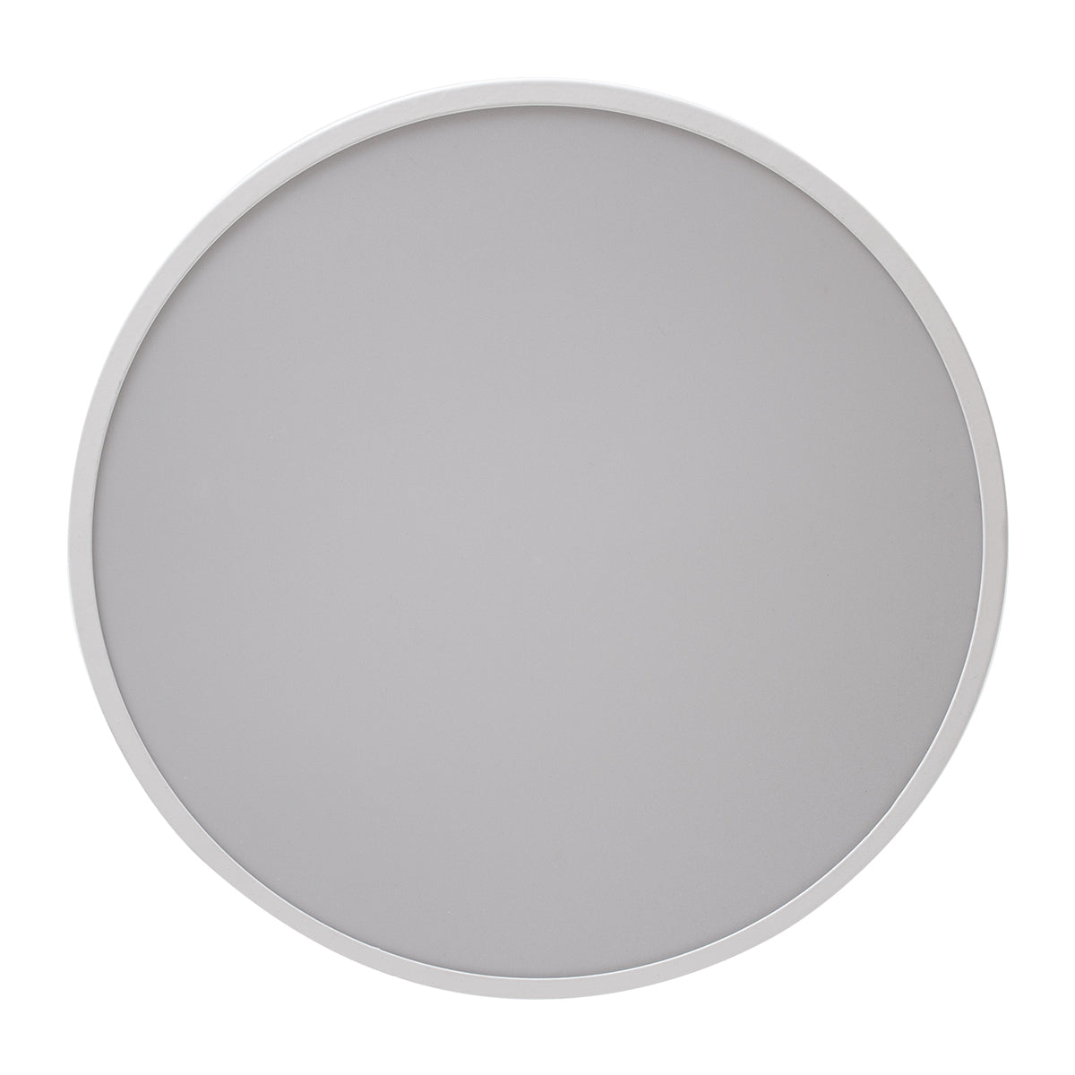 GLOBOSTAR® BURTON 61201-S Μοντέρνο Φωτιστικό Οροφής LED 67W 7370lm 120° AC 220-240V IP20 Ρυθμιζόμενο Λευκό CCT με Χειριστήριο από 2700K έως 6000K Dimmable - Lumileds SMD Chip - Λευκό Ματ - Μ40 x Π40 x Υ8cm - 3 Χρόνια Εγγύηση