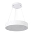 GLOBOSTAR® BURTON 61201-S Μοντέρνο Φωτιστικό Οροφής LED 67W 7370lm 120° AC 220-240V IP20 Ρυθμιζόμενο Λευκό CCT με Χειριστήριο από 2700K έως 6000K Dimmable - Lumileds SMD Chip - Λευκό Ματ - Μ40 x Π40 x Υ8cm - 3 Χρόνια Εγγύηση