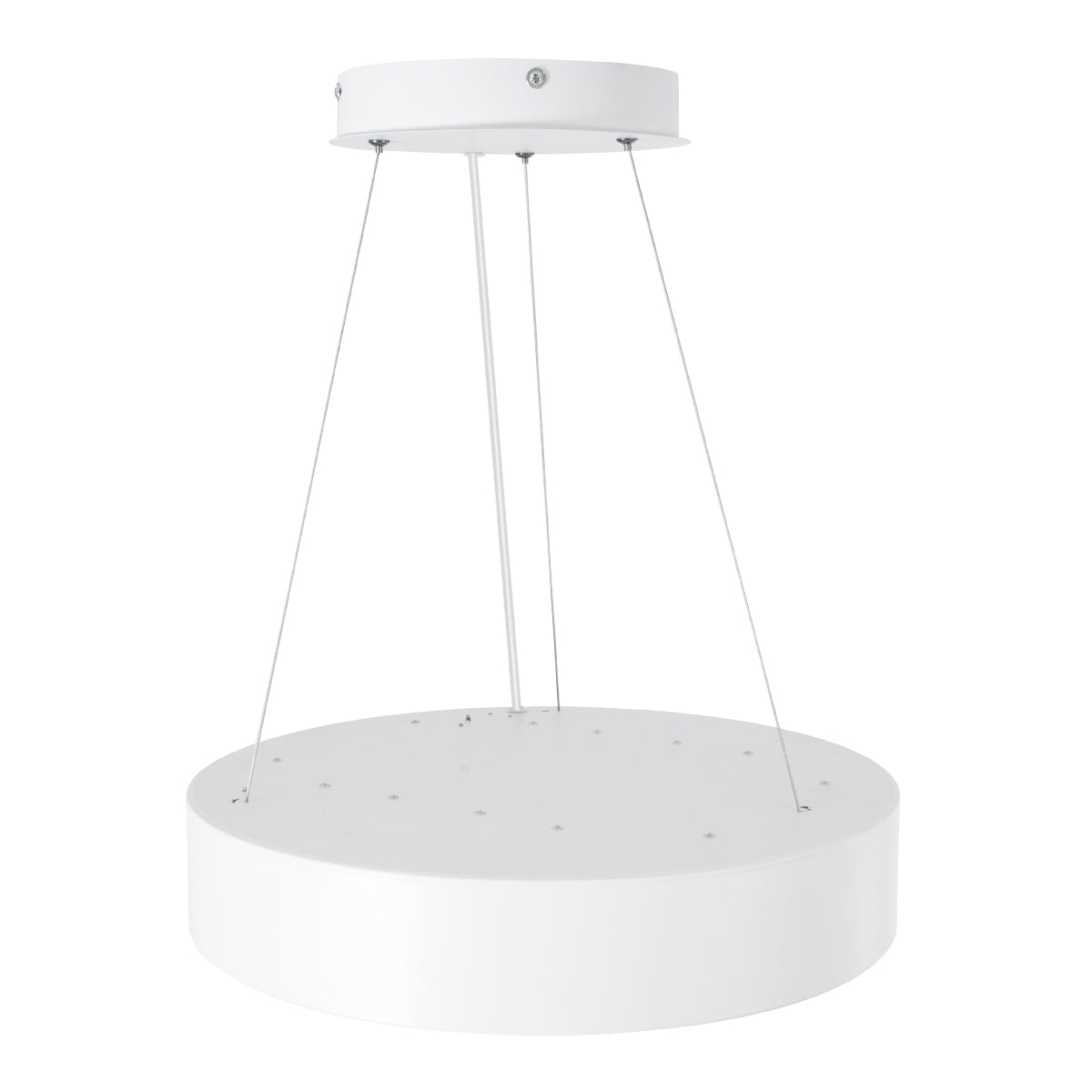 GLOBOSTAR® BURTON 61201 Μοντέρνο Κρεμαστό Φωτιστικό Οροφής LED 67W 7370lm 120° AC 220-240V IP20 Ρυθμιζόμενο Λευκό CCT με Χειριστήριο από 2700K έως 6000K Dimmable - Lumileds SMD Chip - Λευκό Ματ - Μ40 x Π40 x Υ8cm - 3 Χρόνια Εγγύηση