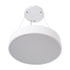 GLOBOSTAR® BURTON 61201 Μοντέρνο Κρεμαστό Φωτιστικό Οροφής LED 67W 7370lm 120° AC 220-240V IP20 Ρυθμιζόμενο Λευκό CCT με Χειριστήριο από 2700K έως 6000K Dimmable - Lumileds SMD Chip - Λευκό Ματ - Μ40 x Π40 x Υ8cm - 3 Χρόνια Εγγύηση