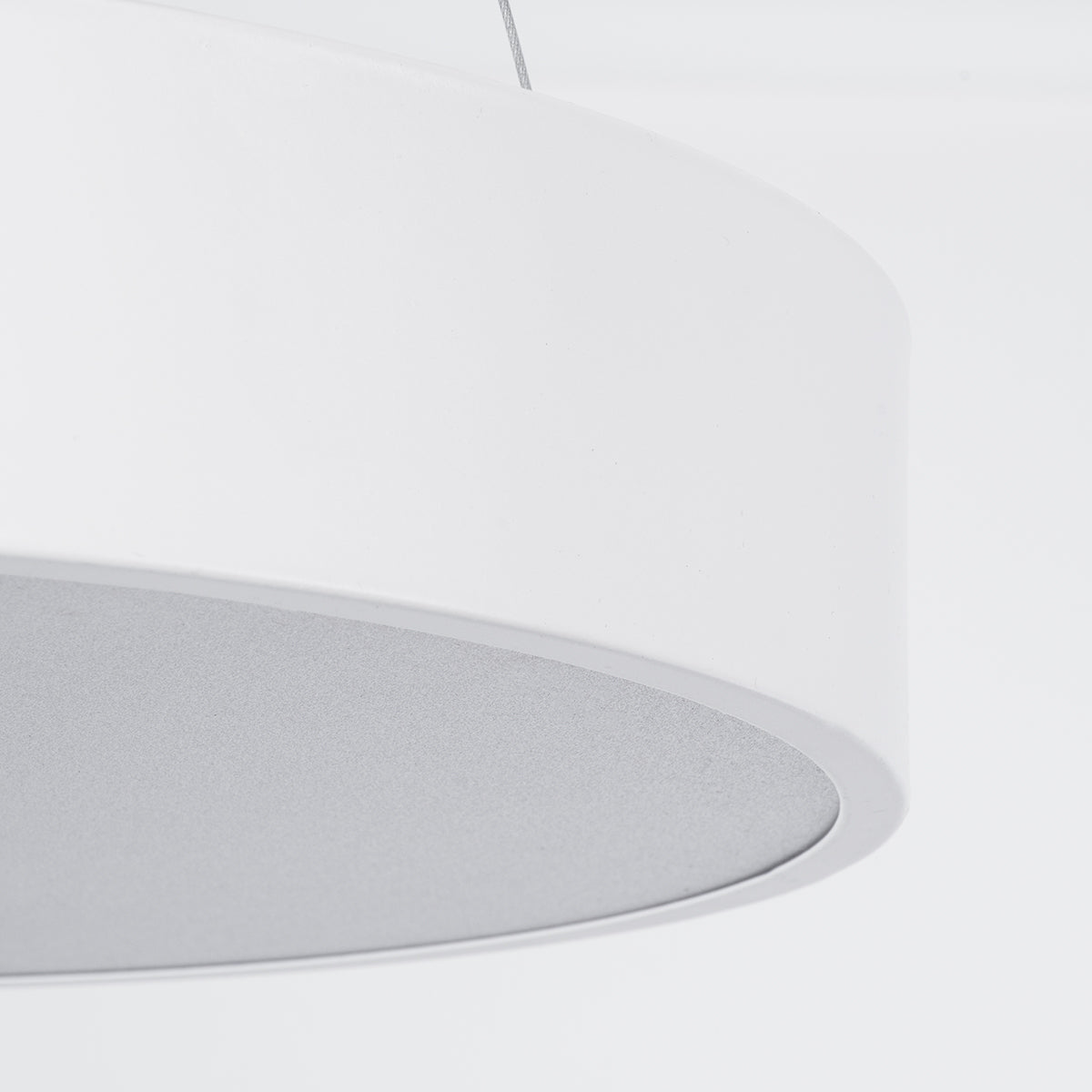 GLOBOSTAR® BURTON 61201 Μοντέρνο Κρεμαστό Φωτιστικό Οροφής LED 67W 7370lm 120° AC 220-240V IP20 Ρυθμιζόμενο Λευκό CCT με Χειριστήριο από 2700K έως 6000K Dimmable - Lumileds SMD Chip - Λευκό Ματ - Μ40 x Π40 x Υ8cm - 3 Χρόνια Εγγύηση