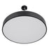 GLOBOSTAR® BURTON 61202 Μοντέρνο Κρεμαστό Φωτιστικό Οροφής LED 75W 8625lm 120° AC 220-240V IP20 Ρυθμιζόμενο Λευκό CCT με Χειριστήριο από 2700K έως 6000K Dimmable - Lumileds SMD Chip - Μαύρο Ματ - Μ60 x Π60 x Υ8cm - 3 Χρόνια Εγγύηση