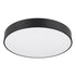 GLOBOSTAR® BURTON 61202-S Μοντέρνο Φωτιστικό Οροφής LED 75W 8625lm 120° AC 220-240V IP20 Ρυθμιζόμενο Λευκό CCT με Χειριστήριο από 2700K έως 6000K Dimmable - Lumileds SMD Chip - Μαύρο Ματ - Μ60 x Π60 x Υ8cm - 3 Χρόνια Εγγύηση
