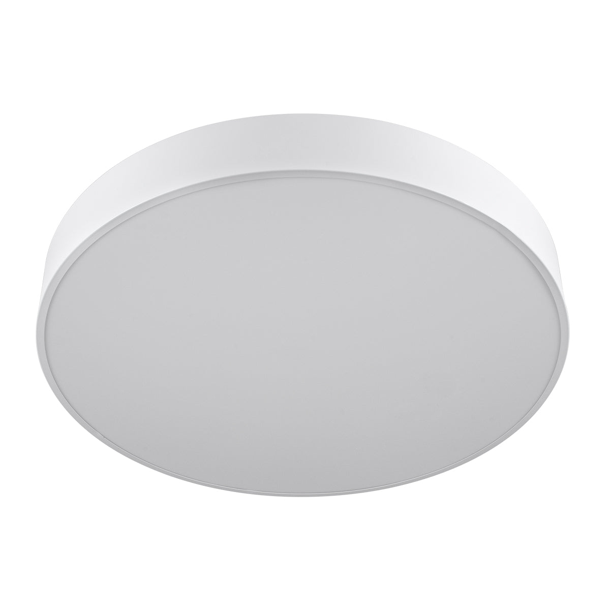 GLOBOSTAR® BURTON 61203 Μοντέρνο Κρεμαστό Φωτιστικό Οροφής LED 75W 8625lm 120° AC 220-240V IP20 Ρυθμιζόμενο Λευκό CCT με Χειριστήριο από 2700K έως 6000K Dimmable - Lumileds SMD Chip - Λευκό Ματ - Μ60 x Π60 x Υ8cm - 3 Χρόνια Εγγύηση