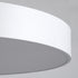 GLOBOSTAR® BURTON 61203 Μοντέρνο Κρεμαστό Φωτιστικό Οροφής LED 75W 8625lm 120° AC 220-240V IP20 Ρυθμιζόμενο Λευκό CCT με Χειριστήριο από 2700K έως 6000K Dimmable - Lumileds SMD Chip - Λευκό Ματ - Μ60 x Π60 x Υ8cm - 3 Χρόνια Εγγύηση