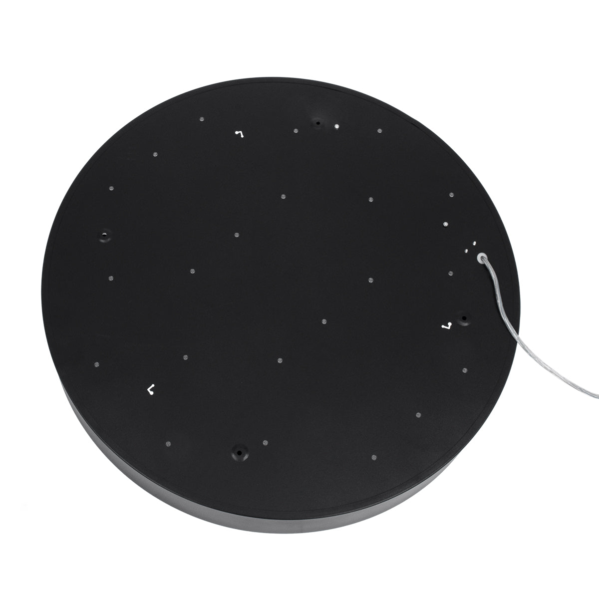 GLOBOSTAR® BURTON 61202-S Μοντέρνο Φωτιστικό Οροφής LED 75W 8625lm 120° AC 220-240V IP20 Ρυθμιζόμενο Λευκό CCT με Χειριστήριο από 2700K έως 6000K Dimmable - Lumileds SMD Chip - Μαύρο Ματ - Μ60 x Π60 x Υ8cm - 3 Χρόνια Εγγύηση