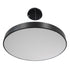 GLOBOSTAR® BURTON 61204-S Μοντέρνο Φωτιστικό Οροφής LED 100W 11020lm 120° AC 220-240V IP20 Ρυθμιζόμενο Λευκό CCT με Χειριστήριο από 2700K έως 6000K Dimmable - Lumileds SMD Chip - Μαύρο Ματ - Μ80 x Π80 x Υ8cm - 3 Χρόνια Εγγύηση