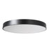 GLOBOSTAR® BURTON 61204-S Μοντέρνο Φωτιστικό Οροφής LED 100W 11020lm 120° AC 220-240V IP20 Ρυθμιζόμενο Λευκό CCT με Χειριστήριο από 2700K έως 6000K Dimmable - Lumileds SMD Chip - Μαύρο Ματ - Μ80 x Π80 x Υ8cm - 3 Χρόνια Εγγύηση