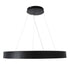 GLOBOSTAR® BURTON 61204 Μοντέρνο Κρεμαστό Φωτιστικό Οροφής LED 100W 11020lm 120° AC 220-240V IP20 Ρυθμιζόμενο Λευκό CCT με Χειριστήριο από 2700K έως 6000K Dimmable - Lumileds SMD Chip - Μαύρο Ματ - Μ80 x Π80 x Υ8cm - 3 Χρόνια Εγγύηση