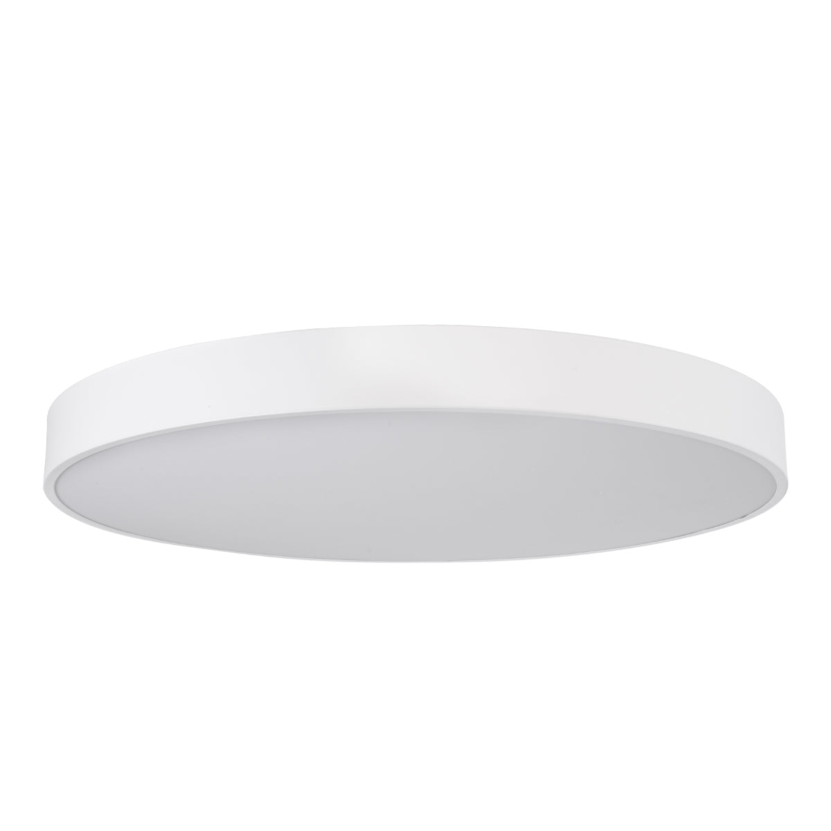 GLOBOSTAR® BURTON 61205 Μοντέρνο Κρεμαστό Φωτιστικό Οροφής LED 100W 11020lm 120° AC 220-240V IP20 Ρυθμιζόμενο Λευκό CCT με Χειριστήριο από 2700K έως 6000K Dimmable - Lumileds SMD Chip - Λευκό Ματ - Μ80 x Π80 x Υ8cm - 3 Χρόνια Εγγύηση