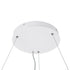 GLOBOSTAR® BURTON 61205 Μοντέρνο Κρεμαστό Φωτιστικό Οροφής LED 100W 11020lm 120° AC 220-240V IP20 Ρυθμιζόμενο Λευκό CCT με Χειριστήριο από 2700K έως 6000K Dimmable - Lumileds SMD Chip - Λευκό Ματ - Μ80 x Π80 x Υ8cm - 3 Χρόνια Εγγύηση