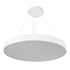 GLOBOSTAR® BURTON 61205-S Μοντέρνο Φωτιστικό Οροφής LED 100W 11020lm 120° AC 220-240V IP20 Ρυθμιζόμενο Λευκό CCT με Χειριστήριο από 2700K έως 6000K Dimmable - Lumileds SMD Chip - Λευκό Ματ - Μ80 x Π80 x Υ8cm - 3 Χρόνια Εγγύηση