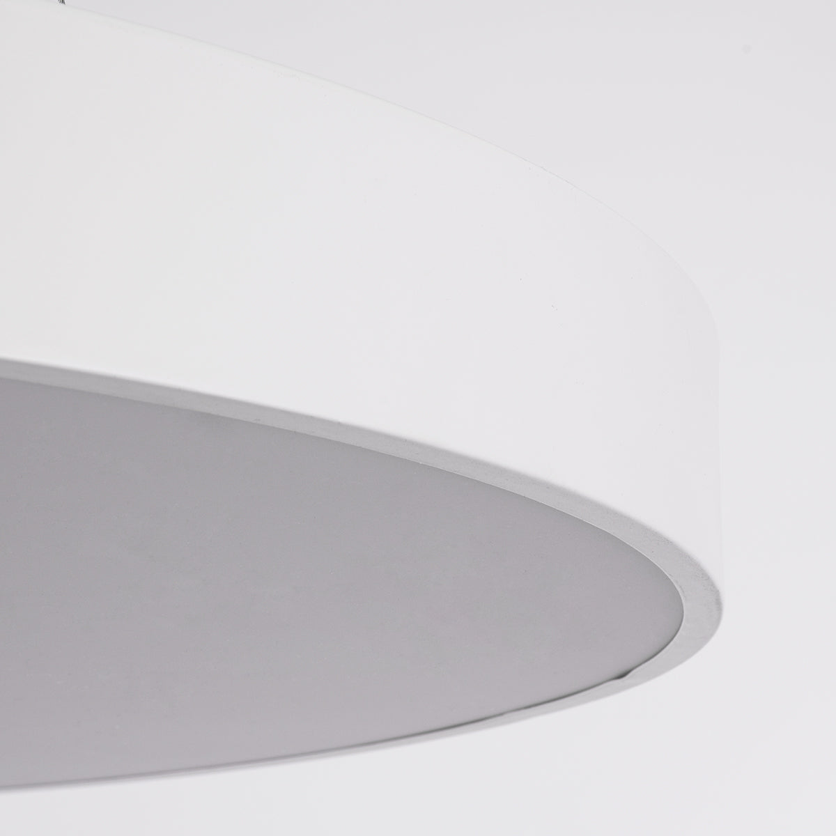 GLOBOSTAR® BURTON 61205 Μοντέρνο Κρεμαστό Φωτιστικό Οροφής LED 100W 11020lm 120° AC 220-240V IP20 Ρυθμιζόμενο Λευκό CCT με Χειριστήριο από 2700K έως 6000K Dimmable - Lumileds SMD Chip - Λευκό Ματ - Μ80 x Π80 x Υ8cm - 3 Χρόνια Εγγύηση