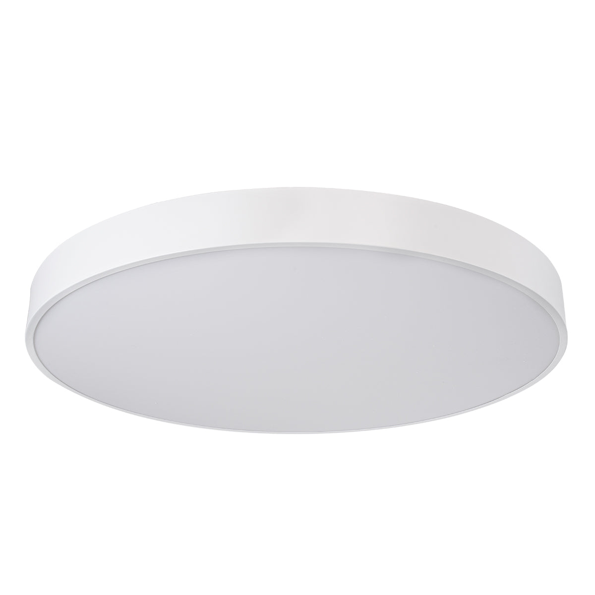 GLOBOSTAR® BURTON 61205 Μοντέρνο Κρεμαστό Φωτιστικό Οροφής LED 100W 11020lm 120° AC 220-240V IP20 Ρυθμιζόμενο Λευκό CCT με Χειριστήριο από 2700K έως 6000K Dimmable - Lumileds SMD Chip - Λευκό Ματ - Μ80 x Π80 x Υ8cm - 3 Χρόνια Εγγύηση