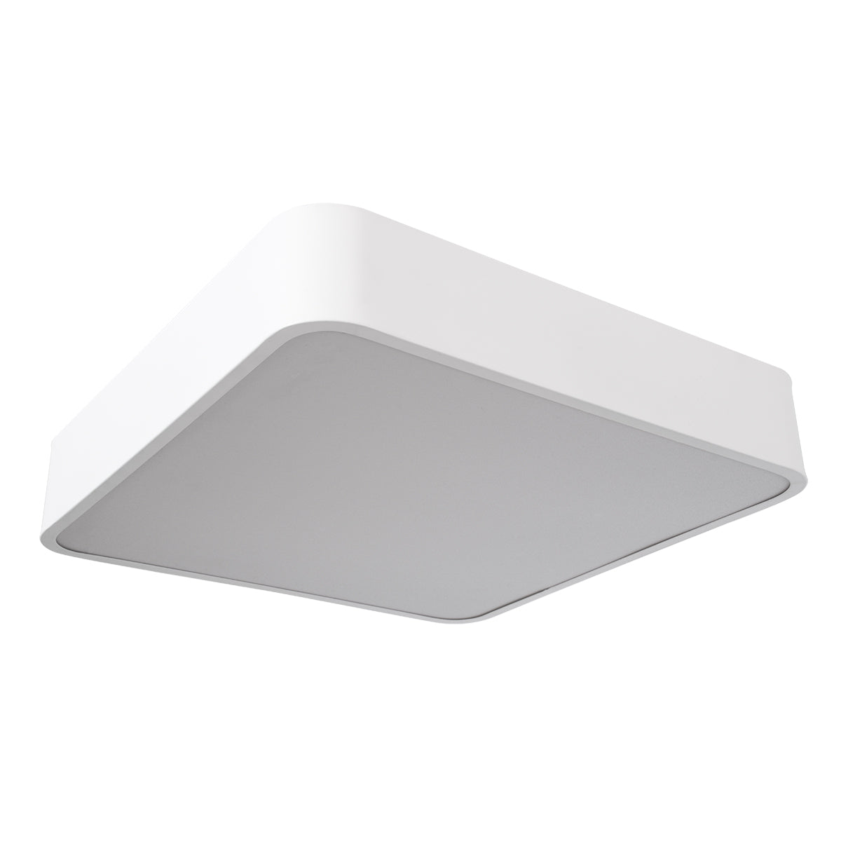 GLOBOSTAR® KAMALA 61207 Μοντέρνο Κρεμαστό Φωτιστικό Οροφής LED 67W 7370lm 120° AC 220-240V IP20 Ρυθμιζόμενο Λευκό CCT με Χειριστήριο από 2700K έως 6000K Dimmable - Lumileds SMD Chip - Λευκό Ματ - Μ40 x Π40 x Υ8cm - 3 Χρόνια Εγγύηση