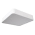 GLOBOSTAR® KAMALA 61207 Μοντέρνο Κρεμαστό Φωτιστικό Οροφής LED 67W 7370lm 120° AC 220-240V IP20 Ρυθμιζόμενο Λευκό CCT με Χειριστήριο από 2700K έως 6000K Dimmable - Lumileds SMD Chip - Λευκό Ματ - Μ40 x Π40 x Υ8cm - 3 Χρόνια Εγγύηση