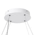 GLOBOSTAR® KAMALA 61207 Μοντέρνο Κρεμαστό Φωτιστικό Οροφής LED 67W 7370lm 120° AC 220-240V IP20 Ρυθμιζόμενο Λευκό CCT με Χειριστήριο από 2700K έως 6000K Dimmable - Lumileds SMD Chip - Λευκό Ματ - Μ40 x Π40 x Υ8cm - 3 Χρόνια Εγγύηση