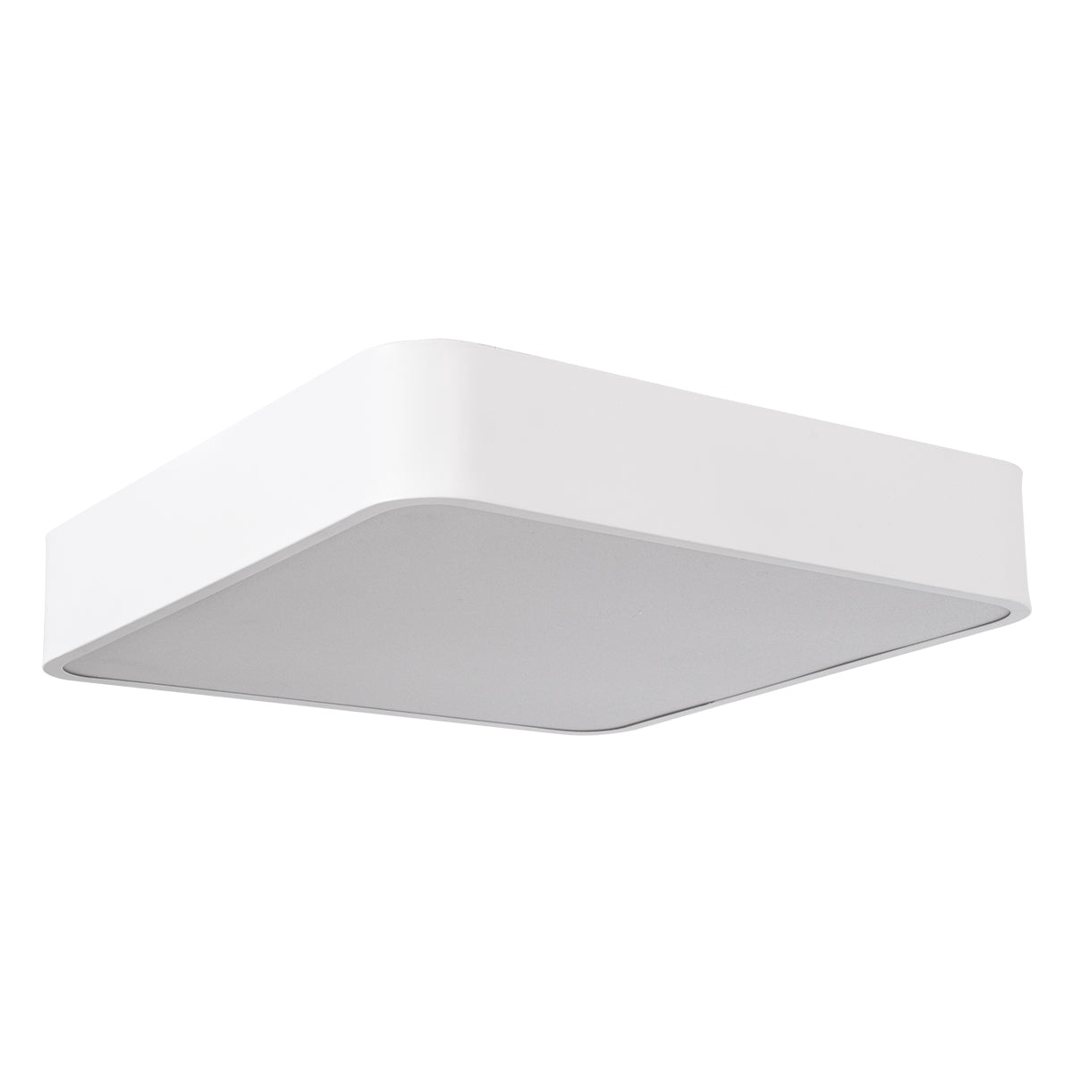GLOBOSTAR® KAMALA 61207-S Μοντέρνο Φωτιστικό Οροφής LED 67W 7370lm 120° AC 220-240V IP20 Ρυθμιζόμενο Λευκό CCT με Χειριστήριο από 2700K έως 6000K Dimmable - Lumileds SMD Chip - Λευκό Ματ - Μ40 x Π40 x Υ8cm - 3 Χρόνια Εγγύηση