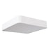GLOBOSTAR® KAMALA 61207-S Μοντέρνο Φωτιστικό Οροφής LED 67W 7370lm 120° AC 220-240V IP20 Ρυθμιζόμενο Λευκό CCT με Χειριστήριο από 2700K έως 6000K Dimmable - Lumileds SMD Chip - Λευκό Ματ - Μ40 x Π40 x Υ8cm - 3 Χρόνια Εγγύηση