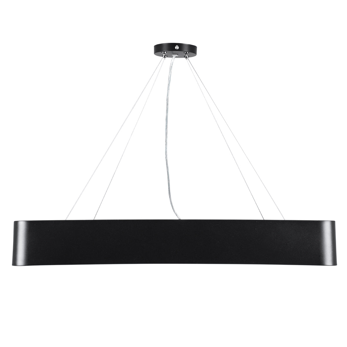 GLOBOSTAR® KAMALA 61208-S Μοντέρνο Φωτιστικό Οροφής LED 75W 8625lm 120° AC 220-240V IP20 Ρυθμιζόμενο Λευκό CCT με Χειριστήριο από 2700K έως 6000K Dimmable - Lumileds SMD Chip - Μαύρο Ματ - Μ60 x Π60 x Υ8cm - 3 Χρόνια Εγγύηση