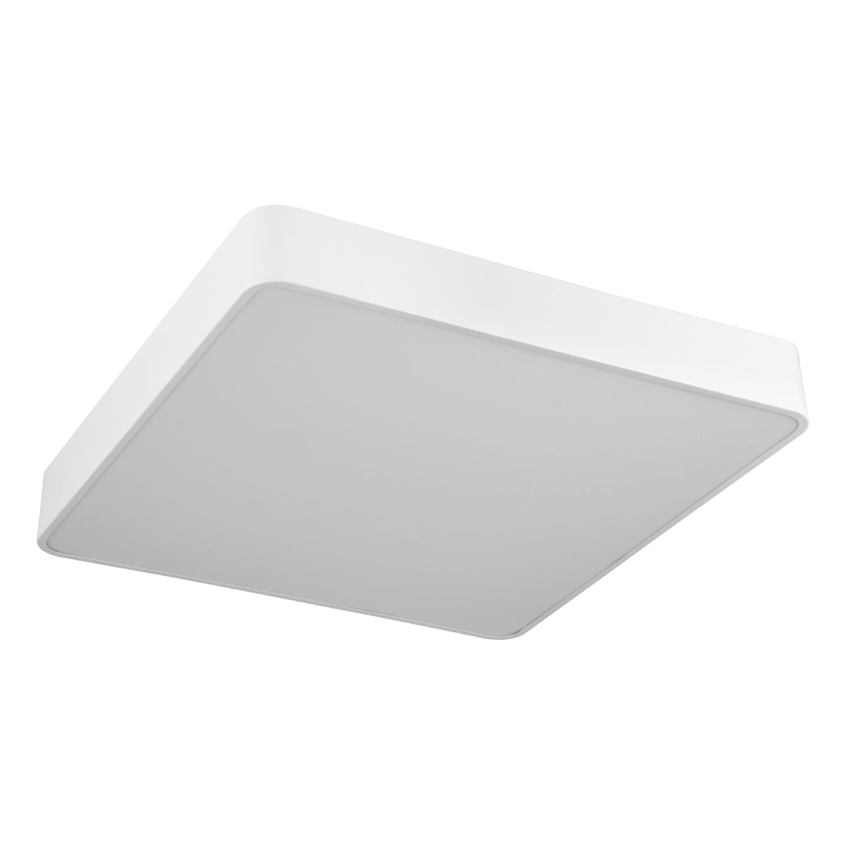 GLOBOSTAR® KAMALA 61209 Μοντέρνο Κρεμαστό Φωτιστικό Οροφής LED 75W 8625lm 120° AC 220-240V IP20 Ρυθμιζόμενο Λευκό CCT με Χειριστήριο από 2700K έως 6000K Dimmable - Lumileds SMD Chip - Λευκό Ματ - Μ60 x Π60 x Υ8cm - 3 Χρόνια Εγγύηση