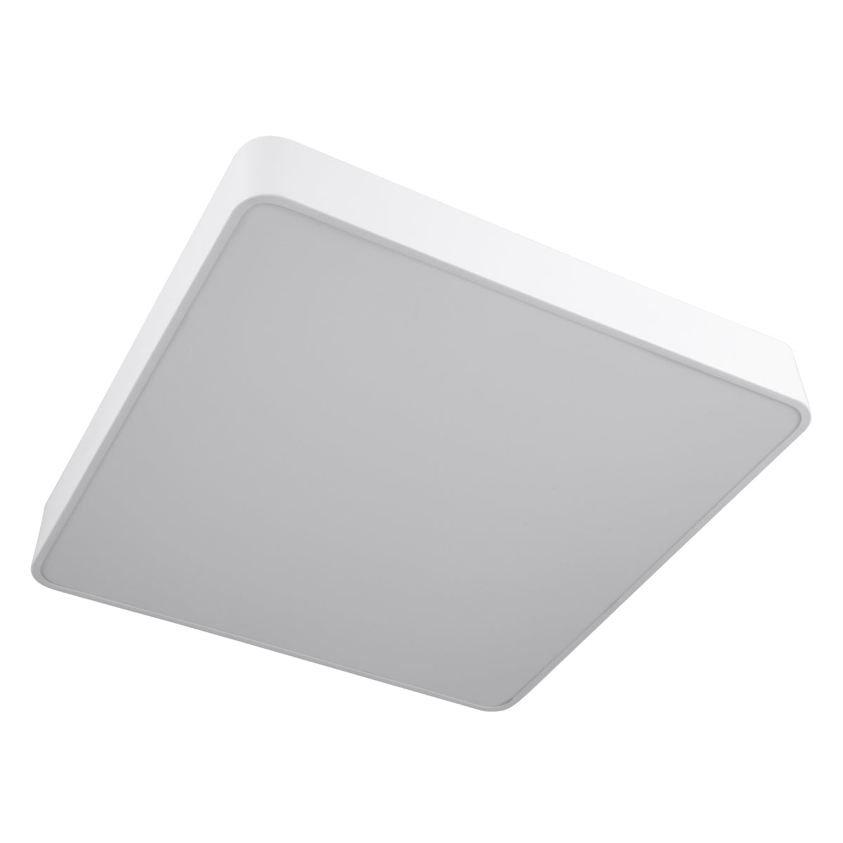 GLOBOSTAR® KAMALA 61209 Μοντέρνο Κρεμαστό Φωτιστικό Οροφής LED 75W 8625lm 120° AC 220-240V IP20 Ρυθμιζόμενο Λευκό CCT με Χειριστήριο από 2700K έως 6000K Dimmable - Lumileds SMD Chip - Λευκό Ματ - Μ60 x Π60 x Υ8cm - 3 Χρόνια Εγγύηση